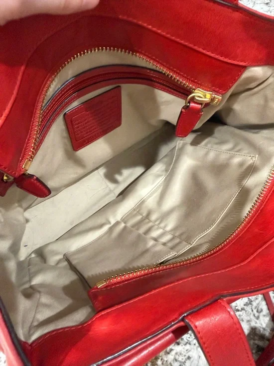 COACH POCKET TOTE LEGACY AMERICAN ICONS 19982 W/OG TASSEL HANGTAG & BRASS FOB - Picture 10 of 10